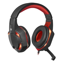 Gaming Headset with Microphone Defender Warhead G-370 black-red (PC)