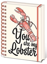 Zápisník Friends Přatelé: You Are My Lobster kroužková vazba (14,8 x 21 cm)