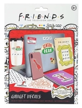 Set 4 listů PVC samolepek na elektroniku Friends Přátelé: Icons (23 x 17 cm)