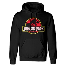 Pánská mikina Jurassic Park Jurský Park: Classic Logo (2XL) černá bavlna polyester