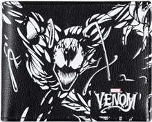 Otevírací peněženka Marvel: Venom (10 x 9 x 2 cm) černá