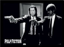 Plakát v rámu Pulp Fiction: Guns (30 x 40 cm)