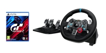 Logitech G29 Driving Force Racing Wheel + Gran Turismo 7 (PS5)