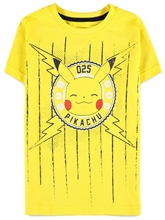 Dětské tričko Pokémon: Funny Pika (122-128 cm) žlutá bavlna