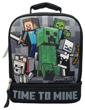 Box - taška na svačinu Minecraft: Time To Mine (20 x 25 x 12 cm)