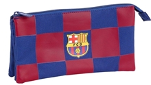 Trojitý penál na tužky FC Barcelona: vzor 11929 (22 x 12 x 3 cm)