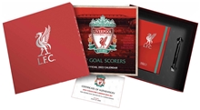 Oficiální dárkový set FC Liverpool: Kalendář - diář - propiska (32 x 32 x 4 cm)