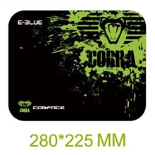 E-Blue Mousepad, Cobra S, Gaming, black-green, 28x22.5cm (PC)