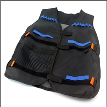 Tactical Vest Compatible with Nerf - black