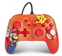 PowerA Nintendo Switch Enhanced Wired Controller - Mario Vintage (SWITCH)