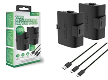VENOM VS2882 Xbox Series S/X & One Black Twin Battery Pack + 3 meter cable (X1/XSX)
