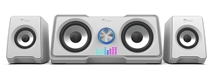 C-TECH Speaker SPK-16, 2.2, RGB - white (PC)