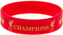 Silikonový náramek Liverpool FC: Champions of Europe (průměr 7 cm)