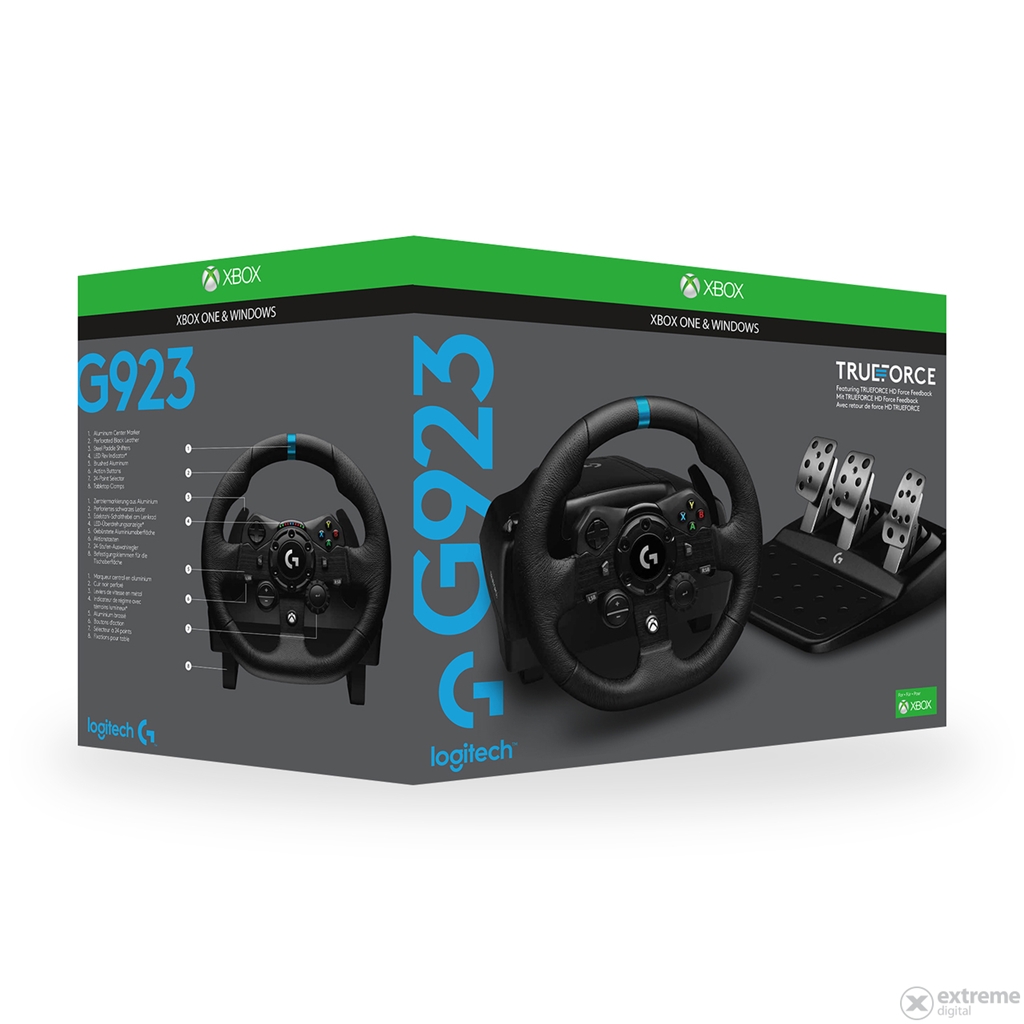 Logitech G923 Racing Wheel and Pedals (Xbox One / PC)