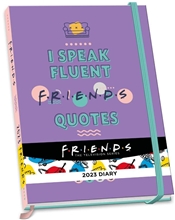 Diář 2023 Friends Přátelé - citáty (A5 15,6 x 21,2 cm)