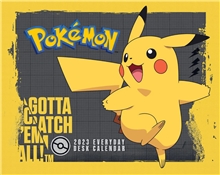 Oficiální stolní trhací kalendář 2023: Pokémoni (15 x 13 x 4 cm)