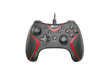 C-TECH Gamepad Theon, 2 macro buttons, 2x analog, X-input, vibrations, 1,8m cable, USB (PC/PS3)