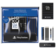 PlayStation Bumper Stationery Set - Pinstripe Dark