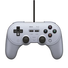 8BitDo Pro 2 Wired Gamepad - Grey Edition (PC/SWITCH)