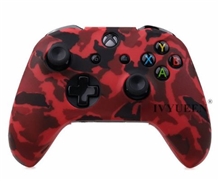 Silicone Protective Case Military Camo Style (red) (X1)