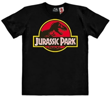 Dětské tričko Jurassic Park Jurský park: Organic (164-176 cm) černá bavlna