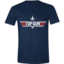 Pánské tričko Top Gun: Logo (S) navy bavlna
