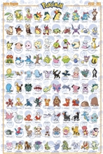 Pokémon Poster: Johto (61 x 91.5 cm)