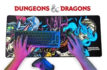 Mouse and Keyboard Pad Dungeons and Dragons - Black Light