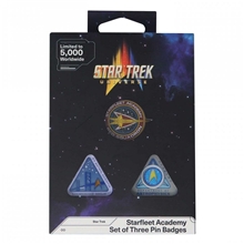 Star Trek Badge Set - Starfleet Academy (3 pcs)