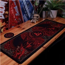 Dungeons and Dragons mouse and keyboard mat + coaster