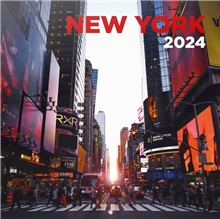 Oficiální nástěnný kalendář 2024 16 měsíců: New York (30 x 30 60 cm)