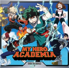 Oficiální nástěnný kalendář 2024 s plakátem My Hero Academia (30 x 30 60 cm)