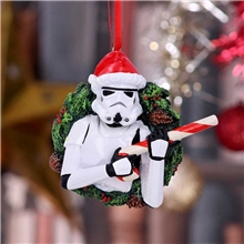Star Wars Christmas Ornament - Stormtrooper with a Christmas Wreath