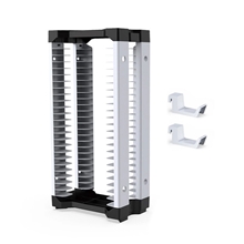 DOBE Game Disc Storage Stand for Games - Black & White (PS4/PS5/X1/XSX/SWITCH)