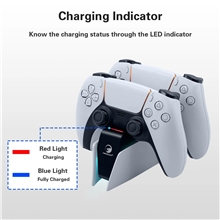 Honcam Tri-Protection Safety Dual Controller Charger - RGB Version (PS5)
