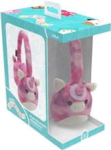Squishmallows Plush Bluetooth Headphones - Lola the Unicorn