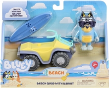 Bluey Figure and Vehicle - Beach Quad