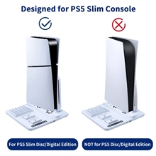 iPlay Multifunctional Cooling Stand for PS5 Slim - White (PS5)