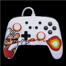 PowerA Enhanced Wired Controller - Fireball Mario (SWITCH)