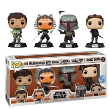 Funko Pop! Disney 4-Pack: Star Wars - The Mandalorian with Grogu