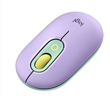 Logitech - Emoji  Pop Mouse - Lilac