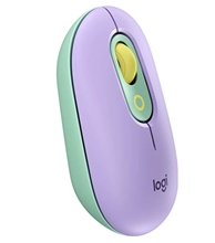 Logitech - Emoji  Pop Mouse - Lilac