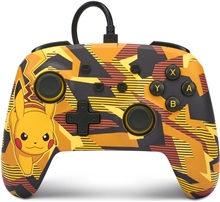 PowerA Enhanced Wired Controller - Camo Storm Pikachu (SWITCH)