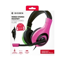 Stereo Gaming Headset V1 - Pink/Green
