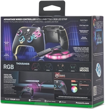 PowerA Advantage Wired Controller Lumectra + RGB LED Str