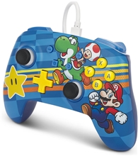 PowerA Enhanced Wired Controller - Mushroom Kingdom Friends (SWITCH)