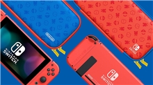 Nintendo Switch Console - Mario Red & Blue Edition + Carry Case (SWITCH)