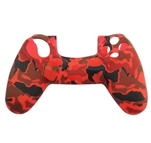 Silicone Skin Case for PS4 Controller - Red Camo (PS4)