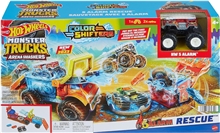 Hot Wheels Monster Trucks ARENA SMASHERS - 5 Alarm Rescue Playset