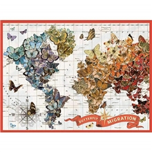 Galison Puzzle Wendy's Golden Butterfly Migration 1000 pieces